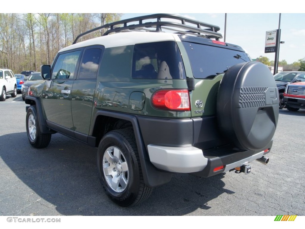 2010 FJ Cruiser 4WD - Army Green / Dark Charcoal photo #36