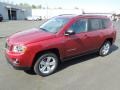 2012 Deep Cherry Red Crystal Pearl Jeep Compass Sport 4x4  photo #1