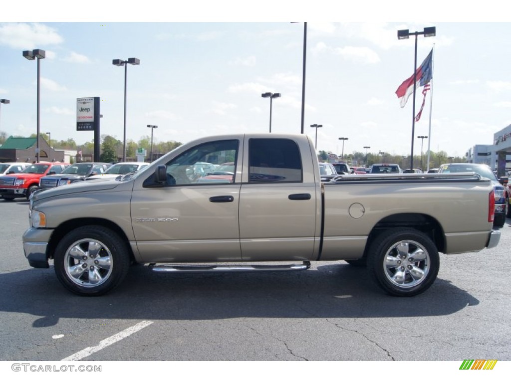 2003 Ram 1500 SLT Quad Cab - Light Almond Pearl / Taupe photo #5