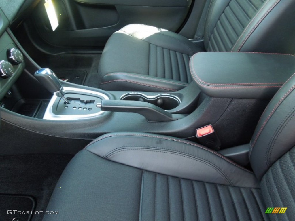 2012 Avenger R/T - Black / Black/Silver/Red photo #9
