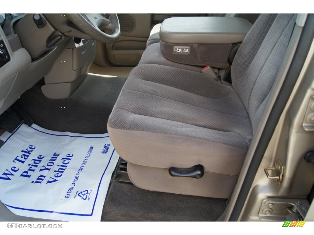 2003 Ram 1500 SLT Quad Cab - Light Almond Pearl / Taupe photo #22