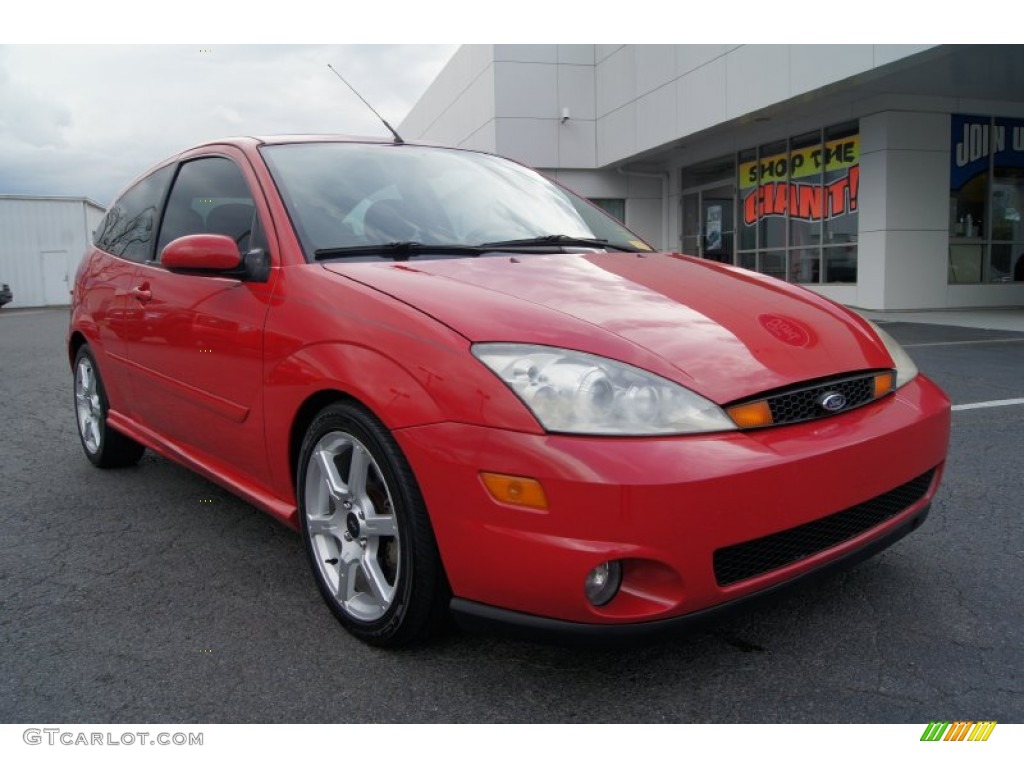 2004 Focus SVT Coupe - Infra-Red / Black/Red photo #2