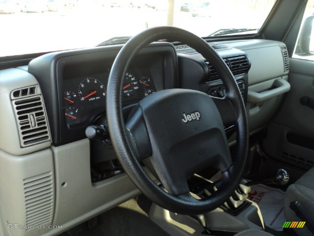 2004 Wrangler Sport 4x4 - Light Khaki Metallic / Khaki photo #9