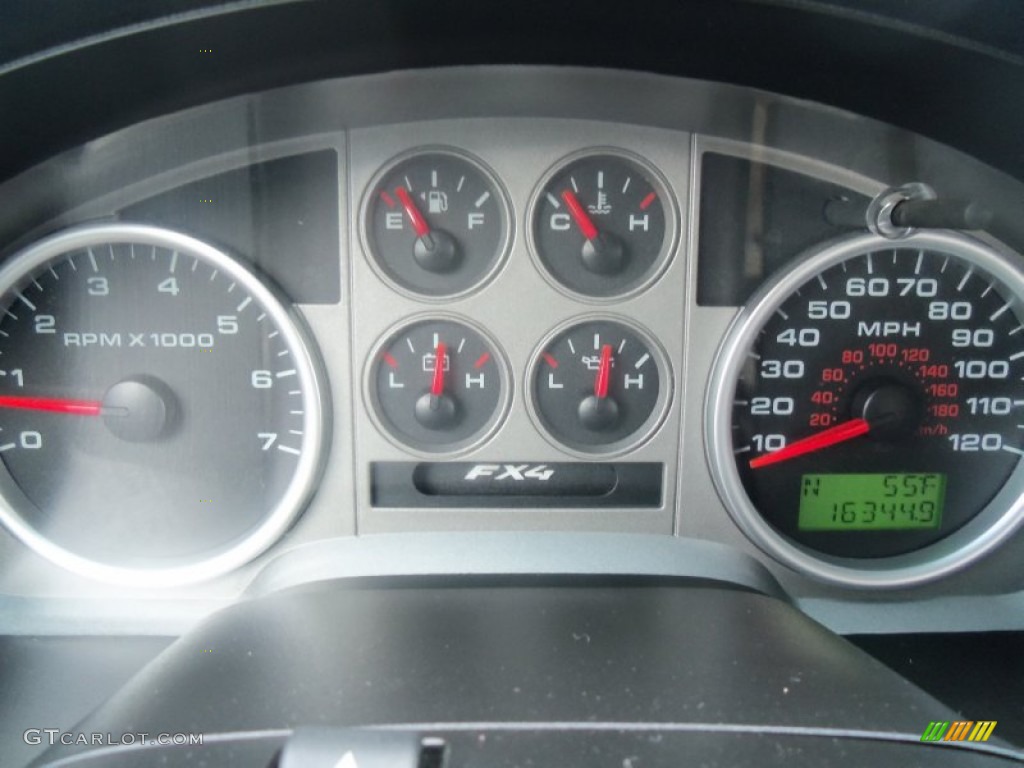 2008 Ford F150 FX4 SuperCrew 4x4 Gauges Photo #62840935