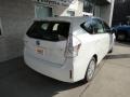 2012 Blizzard White Pearl Toyota Prius v Three Hybrid  photo #2