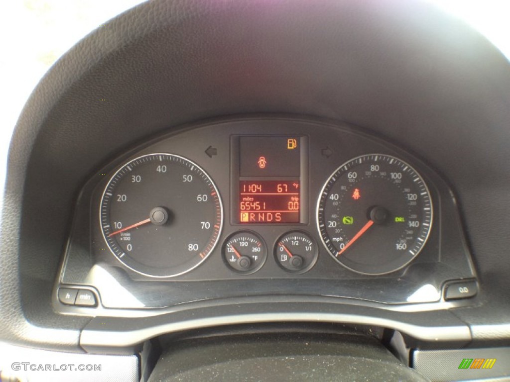 2007 Volkswagen Jetta 2.5 Sedan Gauges Photo #62841254