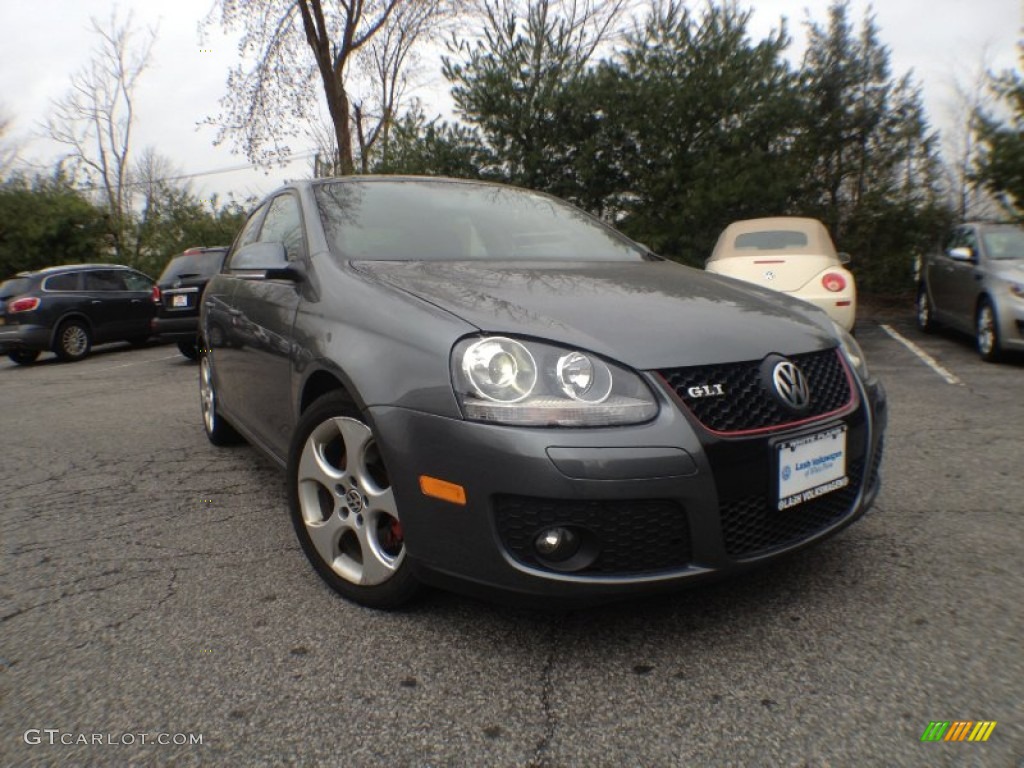 2008 GLI Sedan - Platinum Gray Metallic / Interlagos Plaid Cloth photo #1