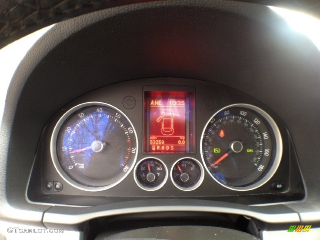 2008 Volkswagen GLI Sedan Gauges Photo #62841499