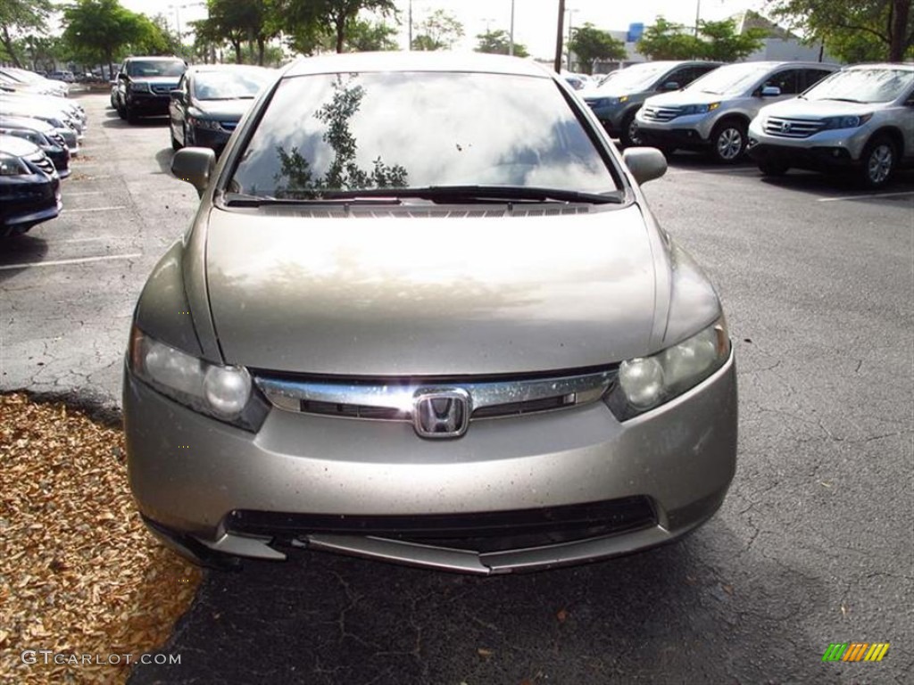 2006 Civic LX Sedan - Shoreline Mist Metallic / Ivory photo #1