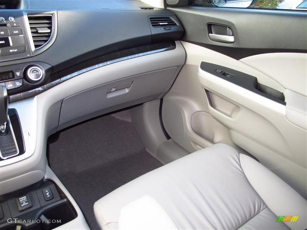 2012 CR-V EX-L - Alabaster Silver Metallic / Gray photo #7