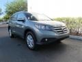 2012 Opal Sage Metallic Honda CR-V EX-L  photo #1