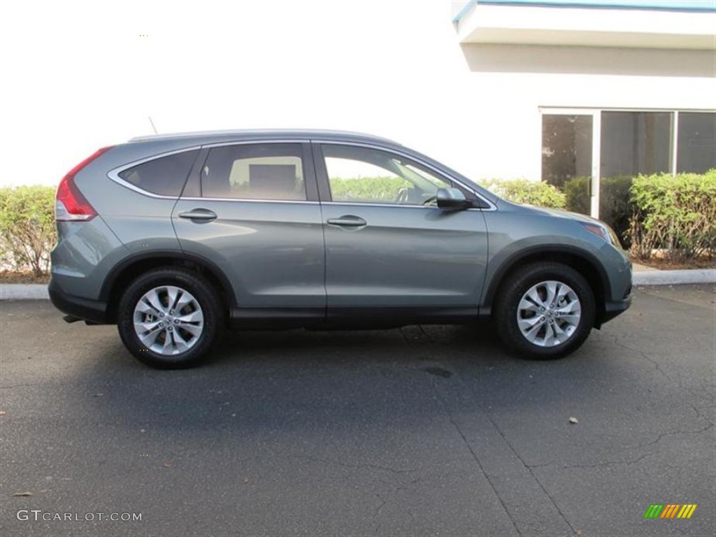 2012 CR-V EX-L - Opal Sage Metallic / Black photo #2