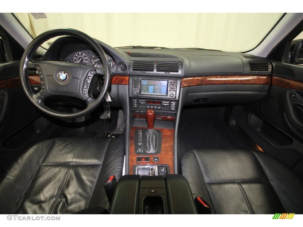 2001 7 Series 740iL Sedan - Jet Black / Black photo #4