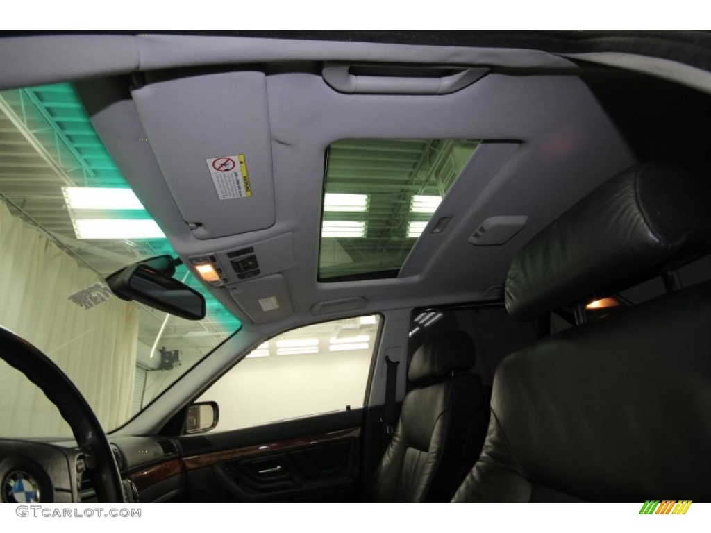2001 7 Series 740iL Sedan - Jet Black / Black photo #29