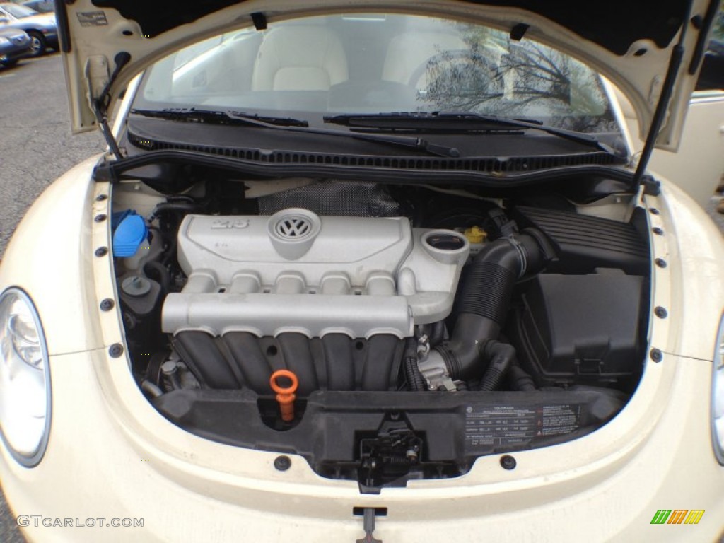 2009 Volkswagen New Beetle 2.5 Convertible 2.5 Liter DOHC 20-Valve 5 Cylinder Engine Photo #62843098