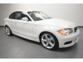 2008 Alpine White BMW 1 Series 135i Coupe  photo #1