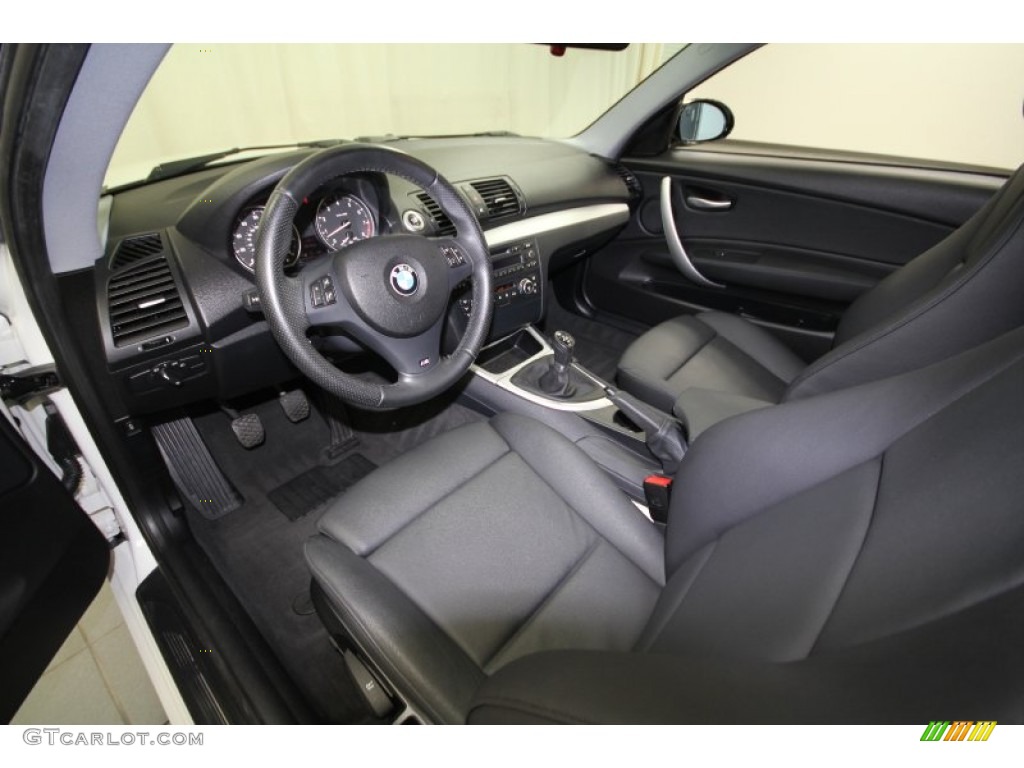 2008 1 Series 135i Coupe - Alpine White / Black photo #15
