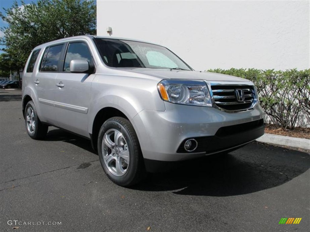 Alabaster Silver Metallic 2012 Honda Pilot EX-L Exterior Photo #62844520