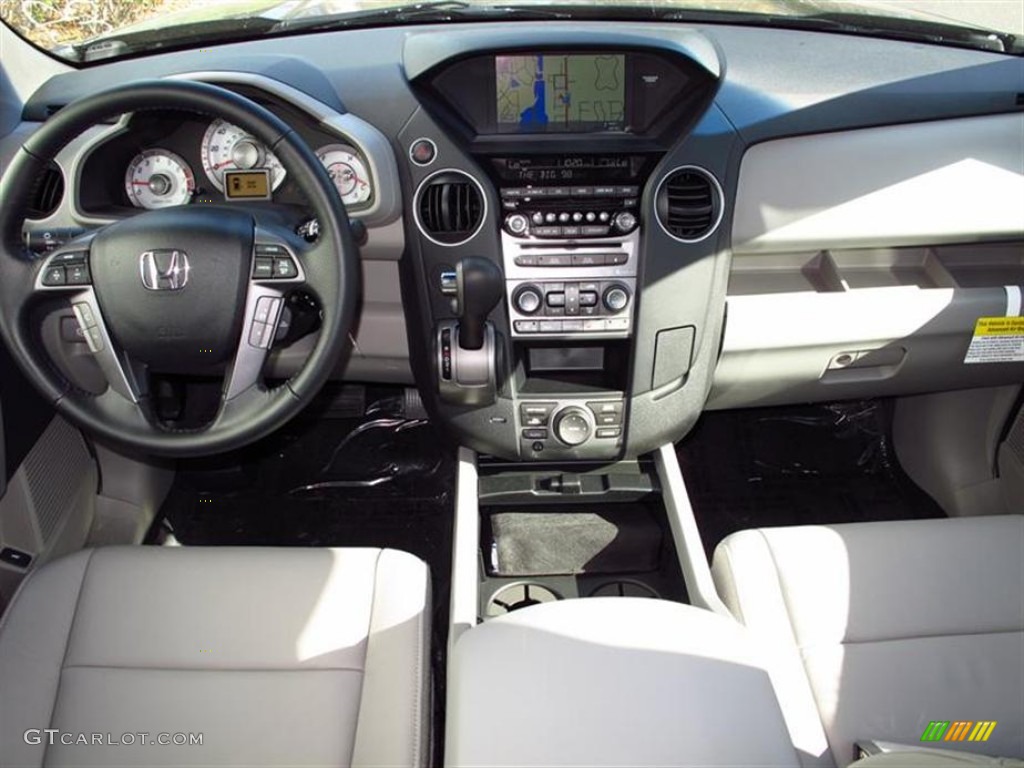 2012 Honda Pilot Touring Gray Dashboard Photo #62844922