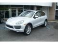 2012 Classic Silver Metallic Porsche Cayenne   photo #2