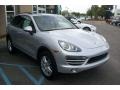 2012 Classic Silver Metallic Porsche Cayenne   photo #4