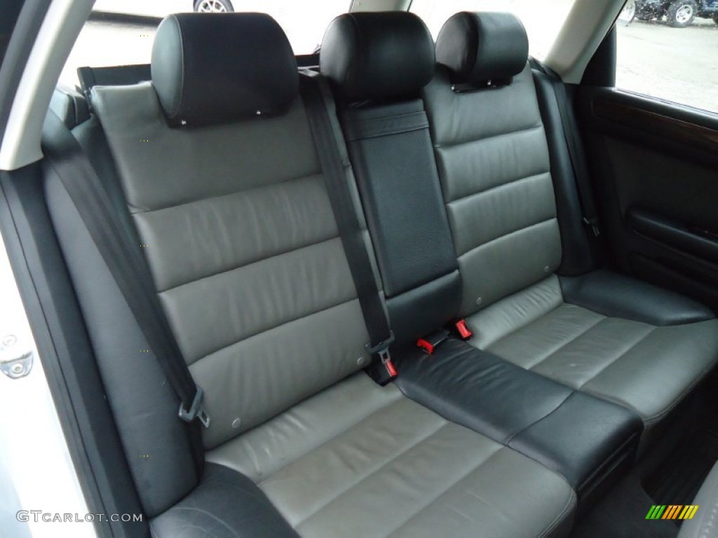 Platinum/Saber Black Interior 2004 Audi Allroad 2.7T quattro Avant Photo #62845744