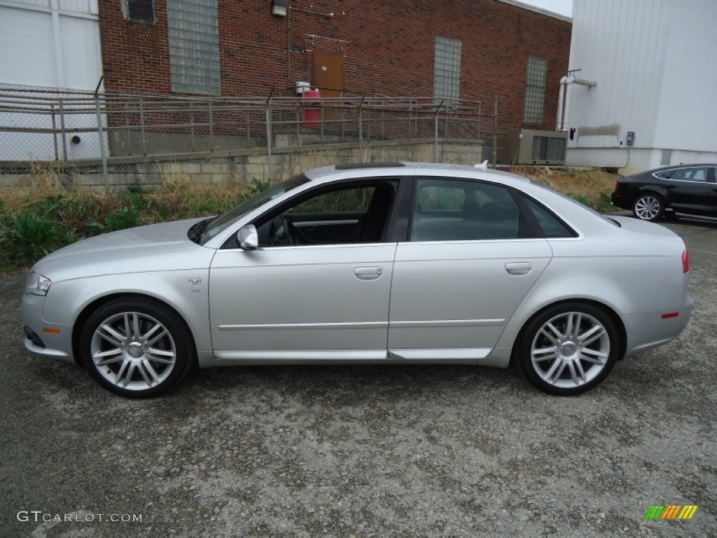 2007 S4 4.2 quattro Sedan - Bright Silver Metallic / Ebony photo #10