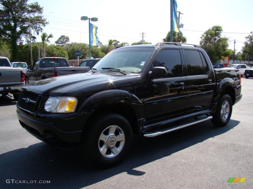2005 Explorer Sport Trac Adrenalin - Black Clearcoat / Medium Dark Flint photo #4