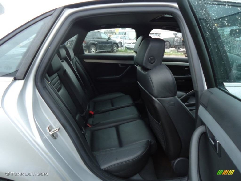 2007 Audi S4 4.2 quattro Sedan Rear Seat Photo #62846164