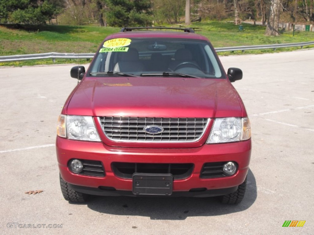 2004 Explorer XLT 4x4 - Redfire Metallic / Graphite photo #2