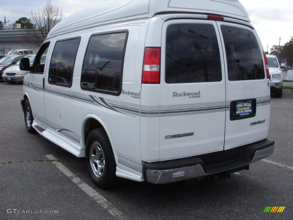 2003 Express 1500 Passenger Conversion Van - Summit White / Medium Dark Pewter photo #6