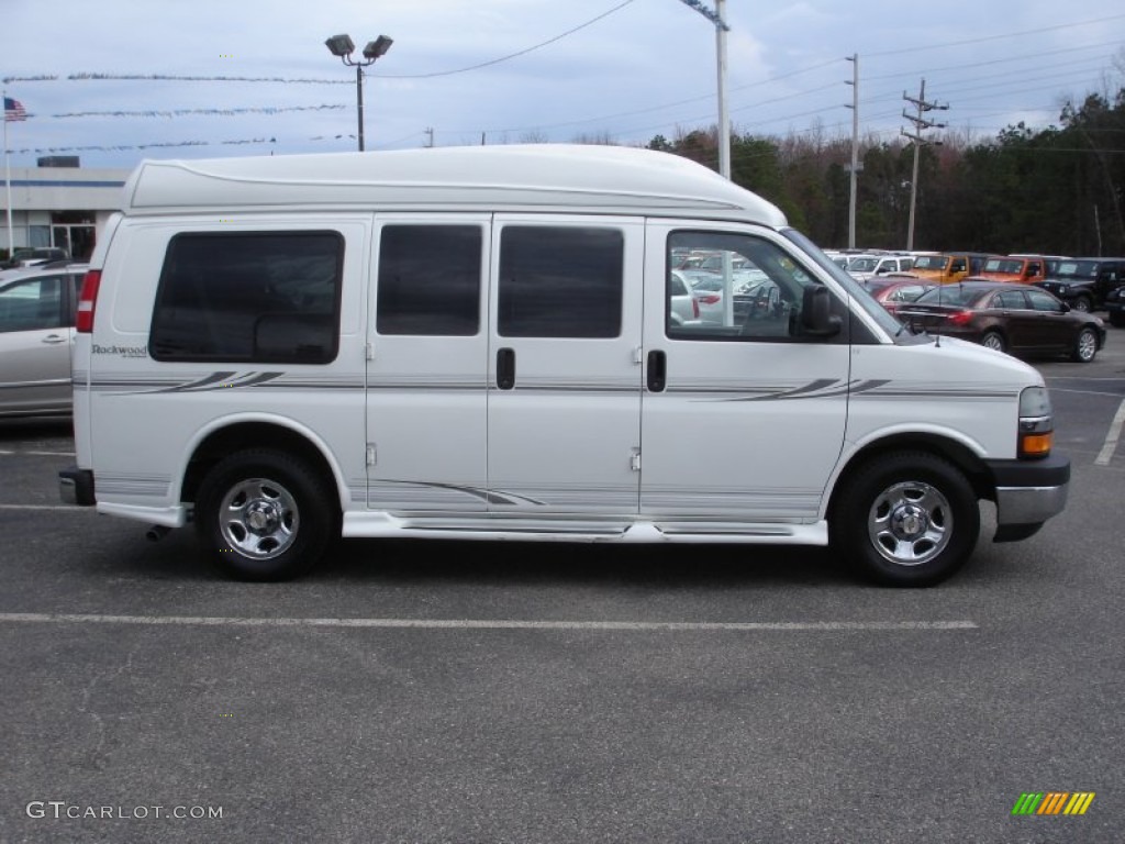 Summit White 2003 Chevrolet Express 1500 Passenger Conversion Van Exterior Photo #62846714