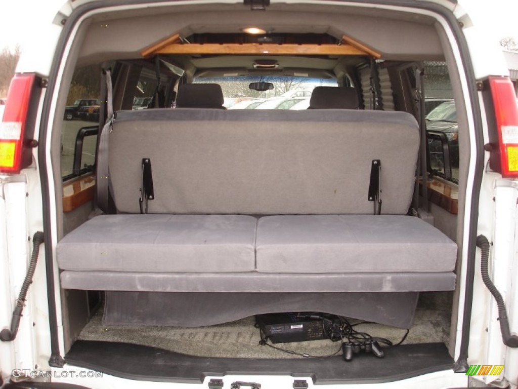 2003 Express 1500 Passenger Conversion Van - Summit White / Medium Dark Pewter photo #12