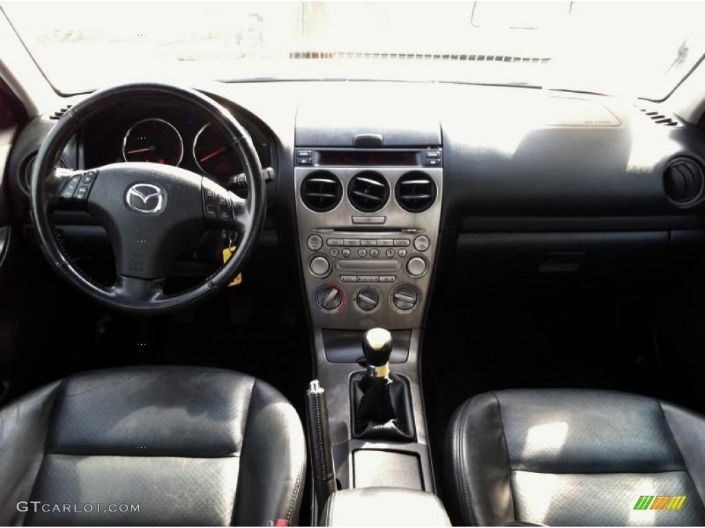 2003 MAZDA6 i Sedan - Satin Silver Metallic / Black photo #23