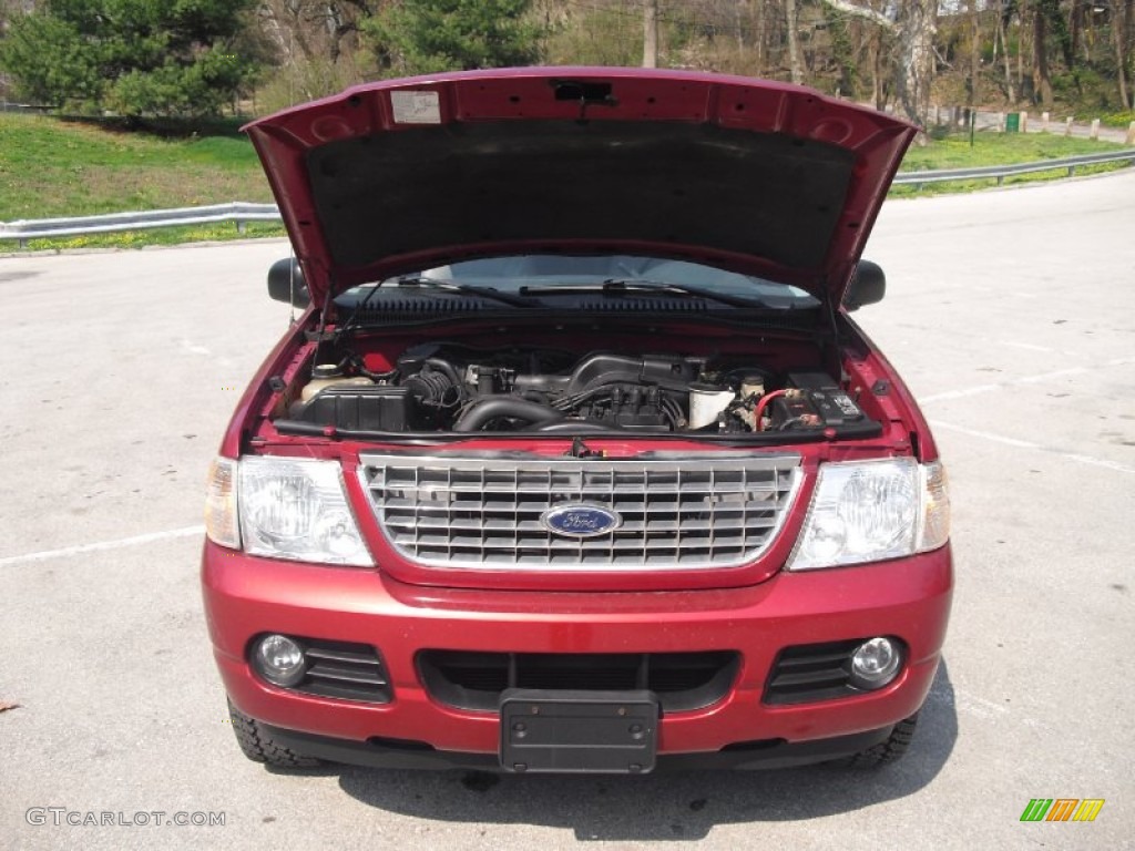 2004 Explorer XLT 4x4 - Redfire Metallic / Graphite photo #37