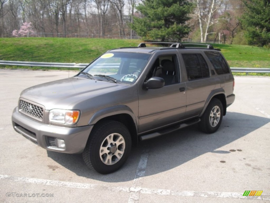 2001 Pathfinder SE 4x4 - Bronzed Gray Metallic / Charcoal photo #1