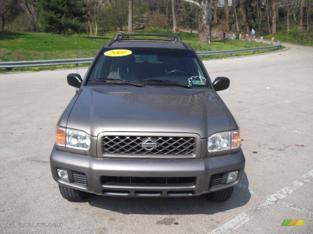 2001 Pathfinder SE 4x4 - Bronzed Gray Metallic / Charcoal photo #2