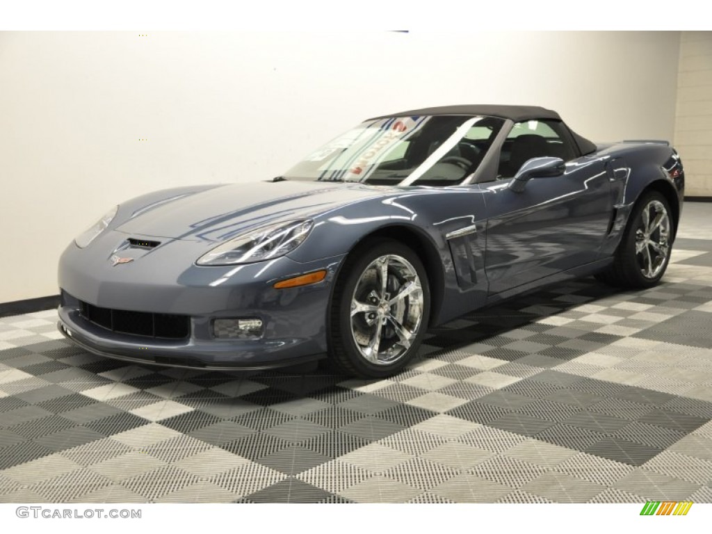 2012 Corvette Grand Sport Convertible - Supersonic Blue Metallic / Ebony photo #1