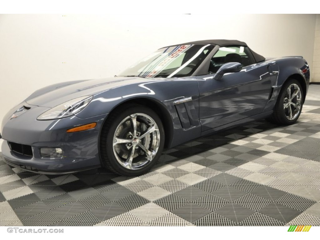 2012 Corvette Grand Sport Convertible - Supersonic Blue Metallic / Ebony photo #2