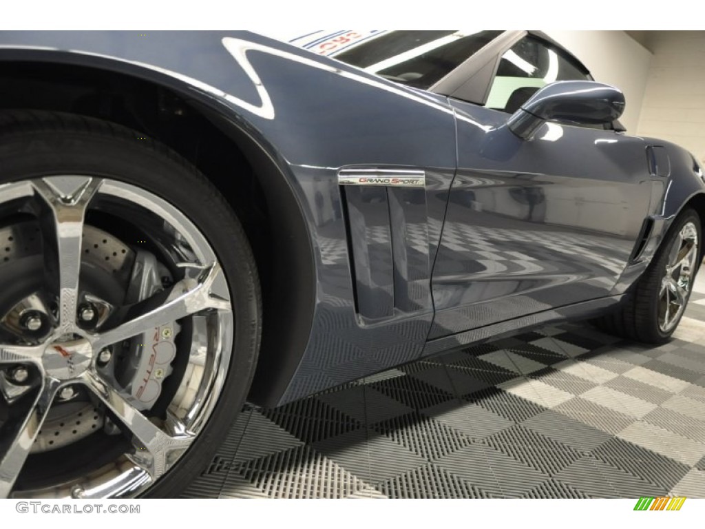 2012 Corvette Grand Sport Convertible - Supersonic Blue Metallic / Ebony photo #7
