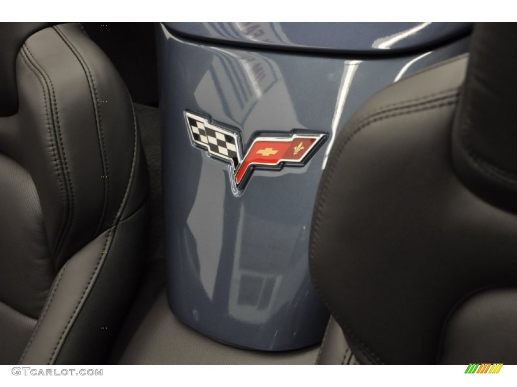 2012 Corvette Grand Sport Convertible - Supersonic Blue Metallic / Ebony photo #17