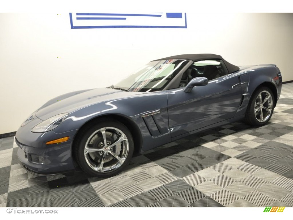 2012 Corvette Grand Sport Convertible - Supersonic Blue Metallic / Ebony photo #44