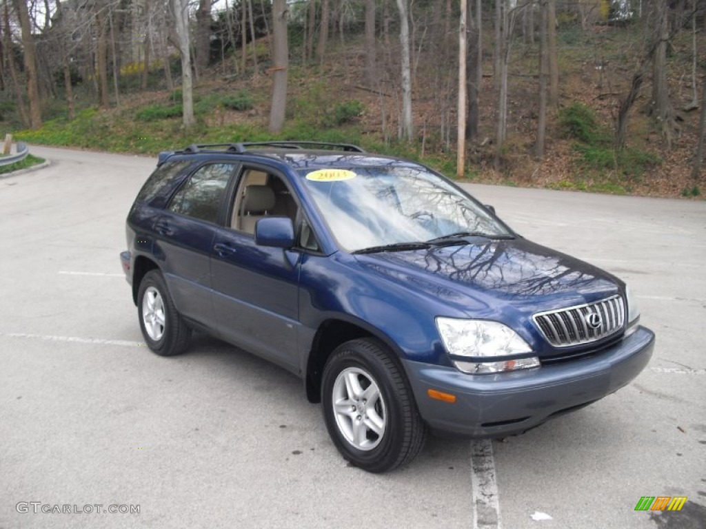 2003 RX 300 AWD - Indigo Ink Pearl / Ivory photo #8