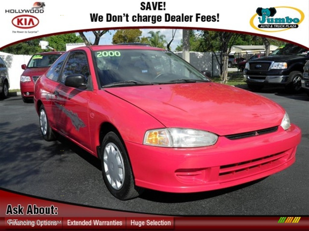 2000 Mirage DE Coupe - Phoenix Red / Black photo #1