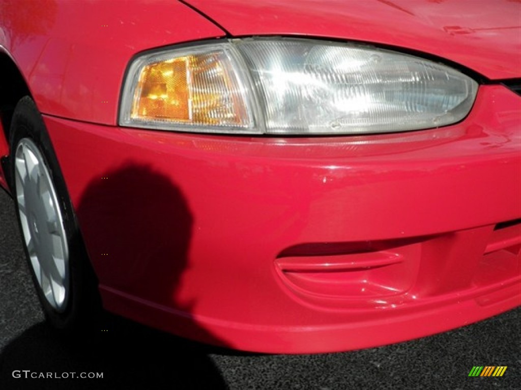 2000 Mirage DE Coupe - Phoenix Red / Black photo #2