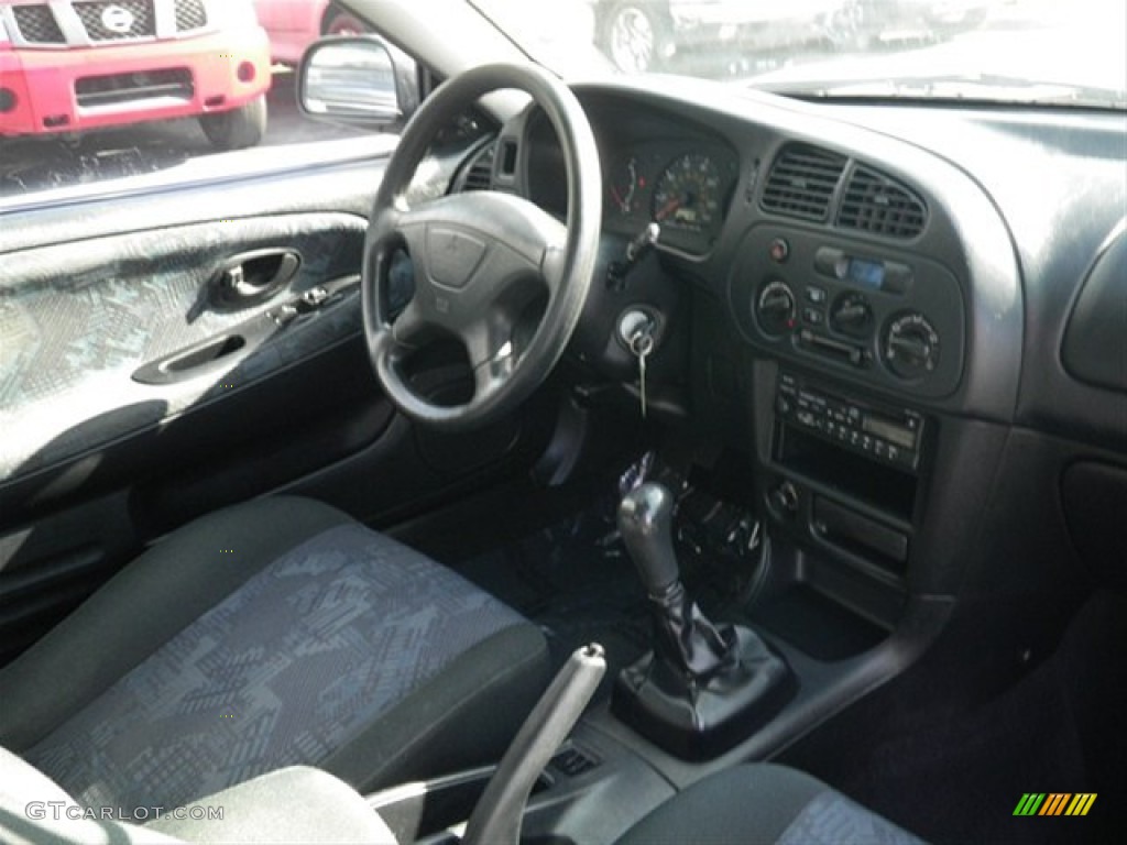Black Interior 2000 Mitsubishi Mirage DE Coupe Photo #62849749