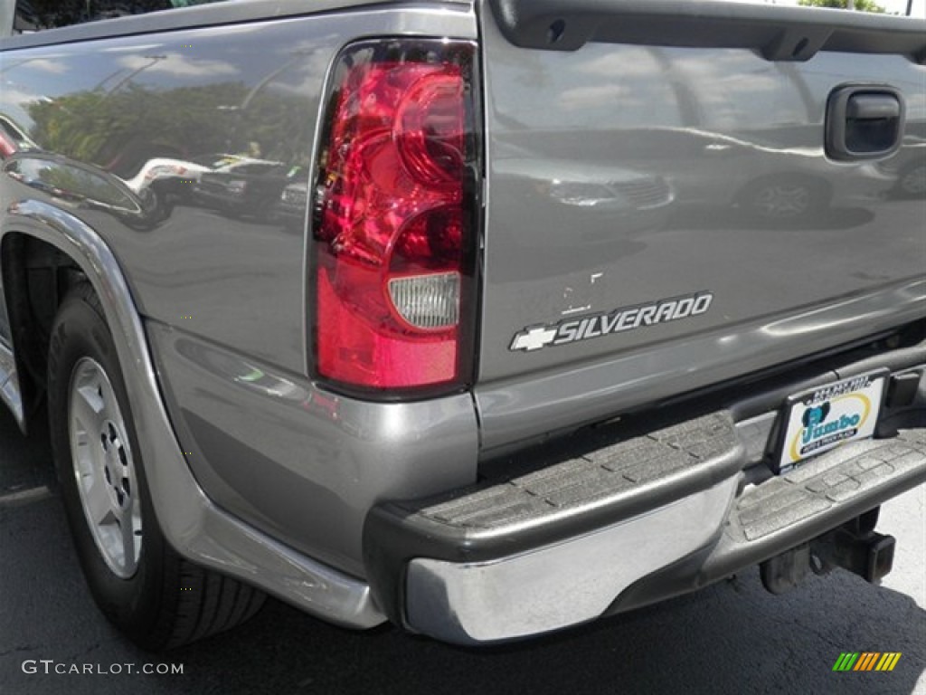 2006 Silverado 1500 LS Crew Cab - Graystone Metallic / Dark Charcoal photo #8