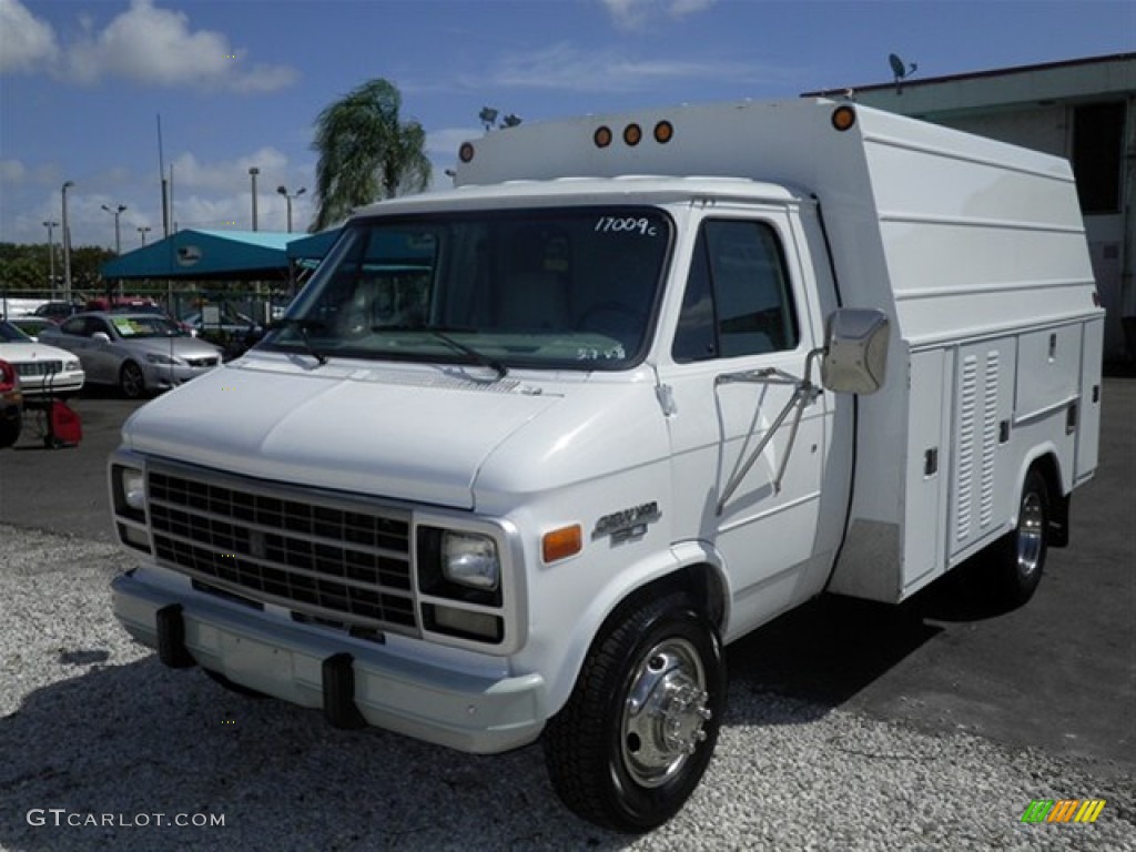 1996 Olympic White Chevrolet Chevy Van G30 Service Truck 62840507