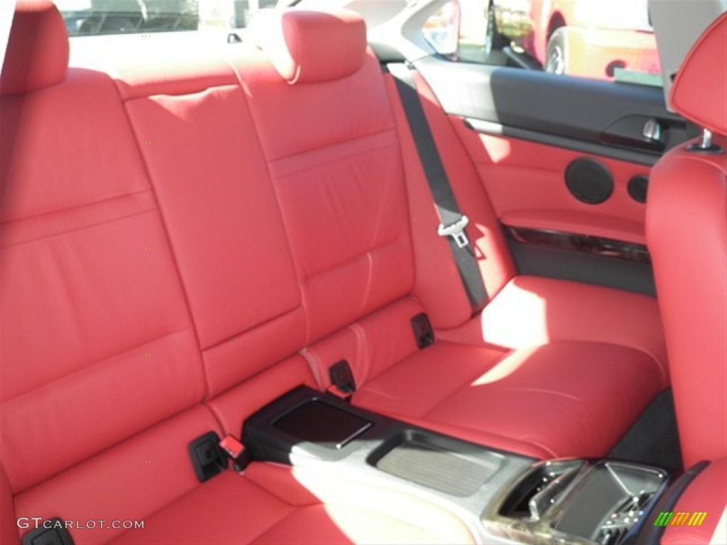 2009 3 Series 328i Coupe - Space Grey Metallic / Coral Red/Black Dakota Leather photo #18