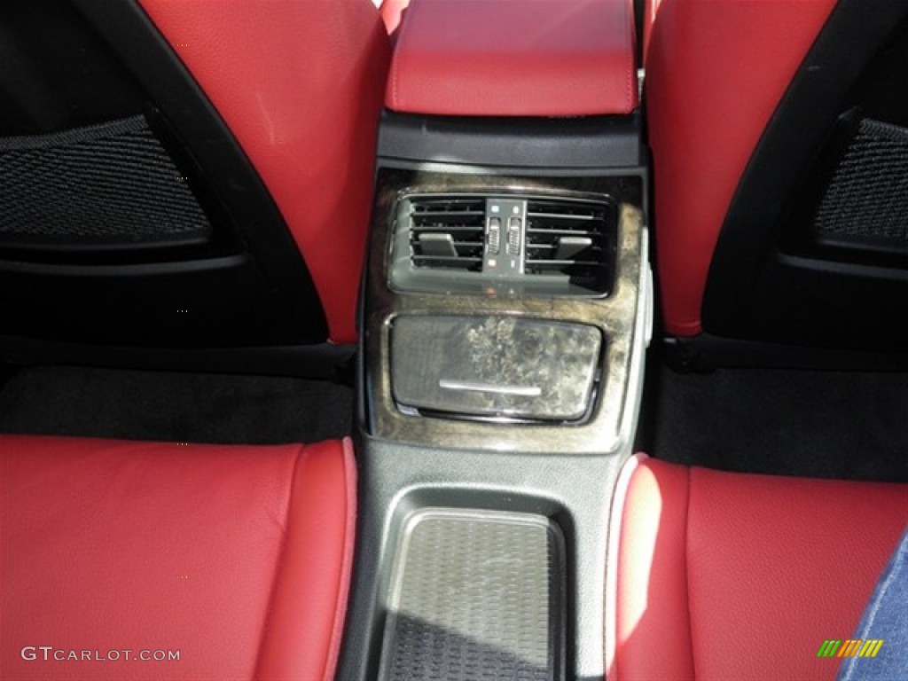 2009 3 Series 328i Coupe - Space Grey Metallic / Coral Red/Black Dakota Leather photo #25
